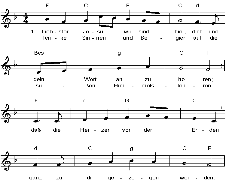 EG 161 Liebster Jesu Wir Sind Hier