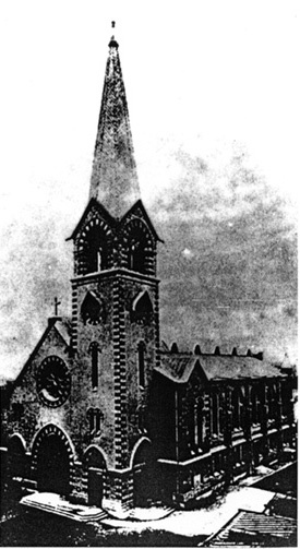 Фото 1924 года с изображением собора, построенного по проекту В.А. Косова