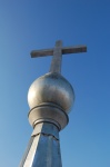 Крест на новом шпиле (декабрь 2009)