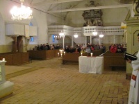 Рождественское богослужение в пилтенской церкви (2014 г.)